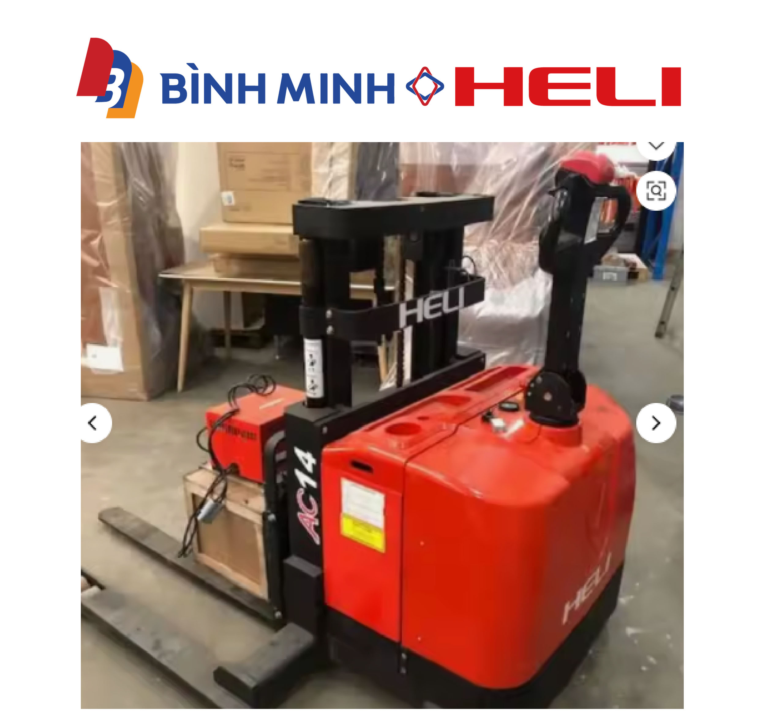 XE NÂNG ĐIỆN ĐỨNG LÁI 1.4 TẤN CTD14-920