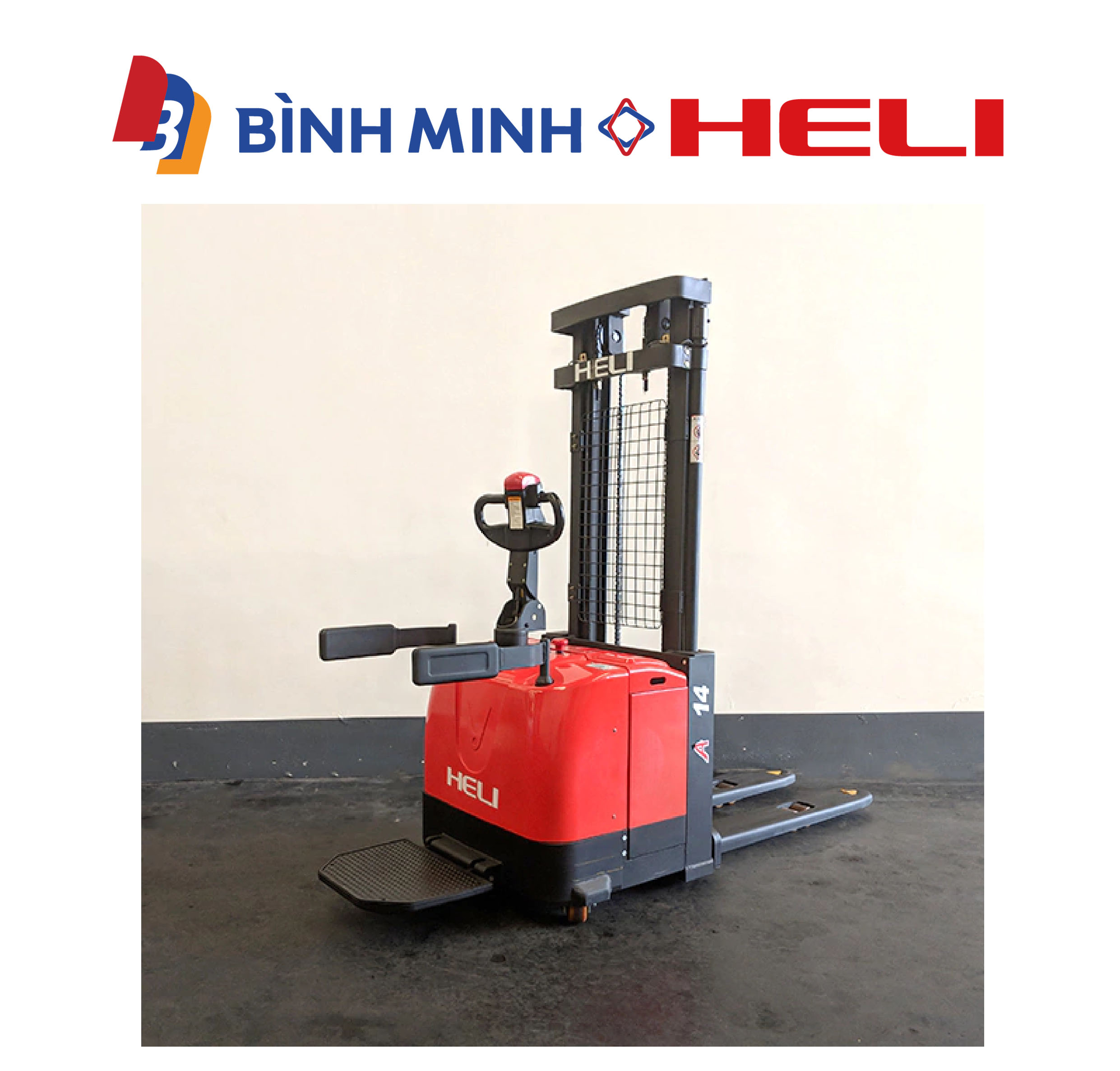 xe nâng điện đứng lái 1.4 tấn cdd14-920