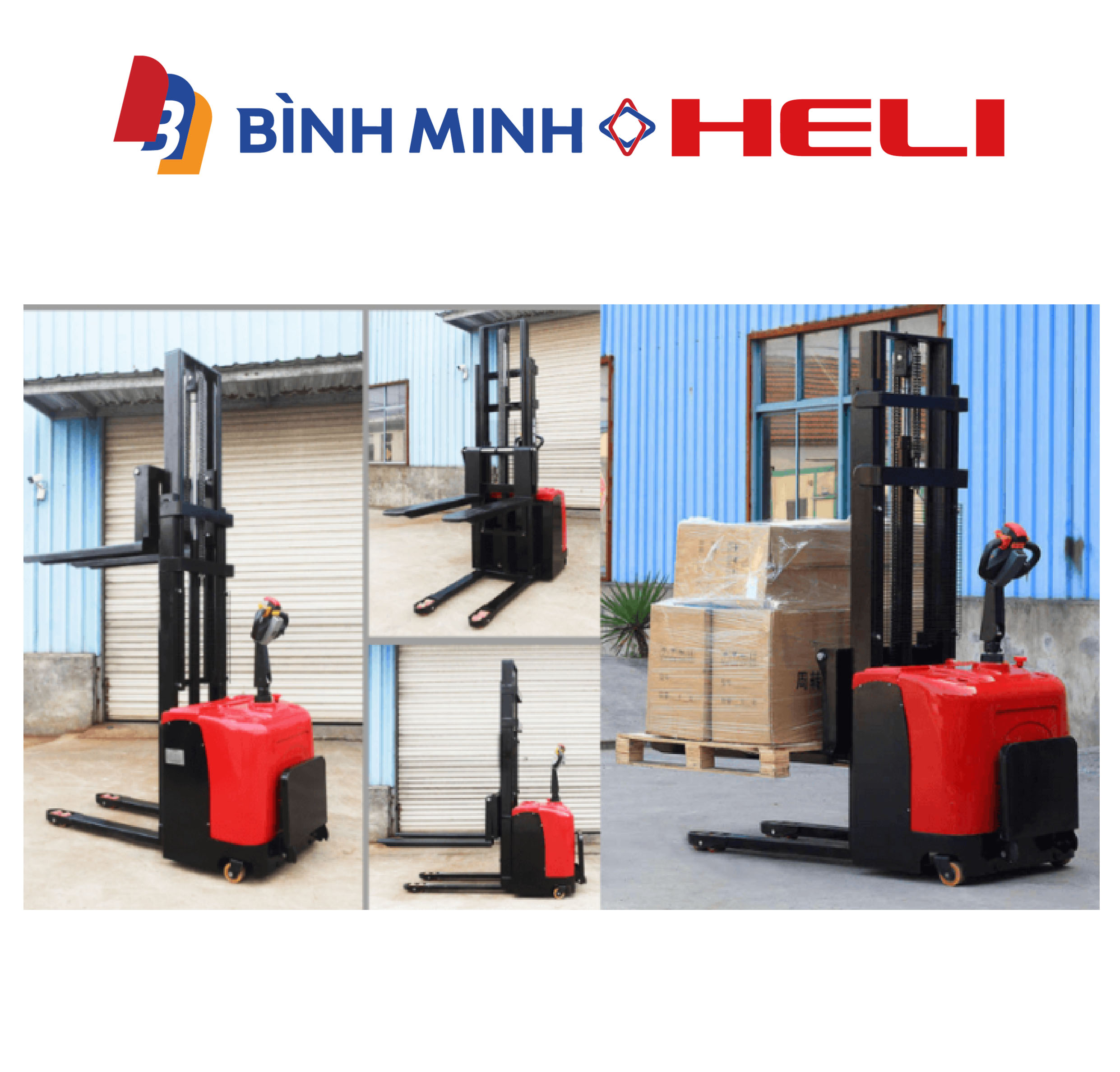 xe nâng điện đứng lái 1.6 tấn