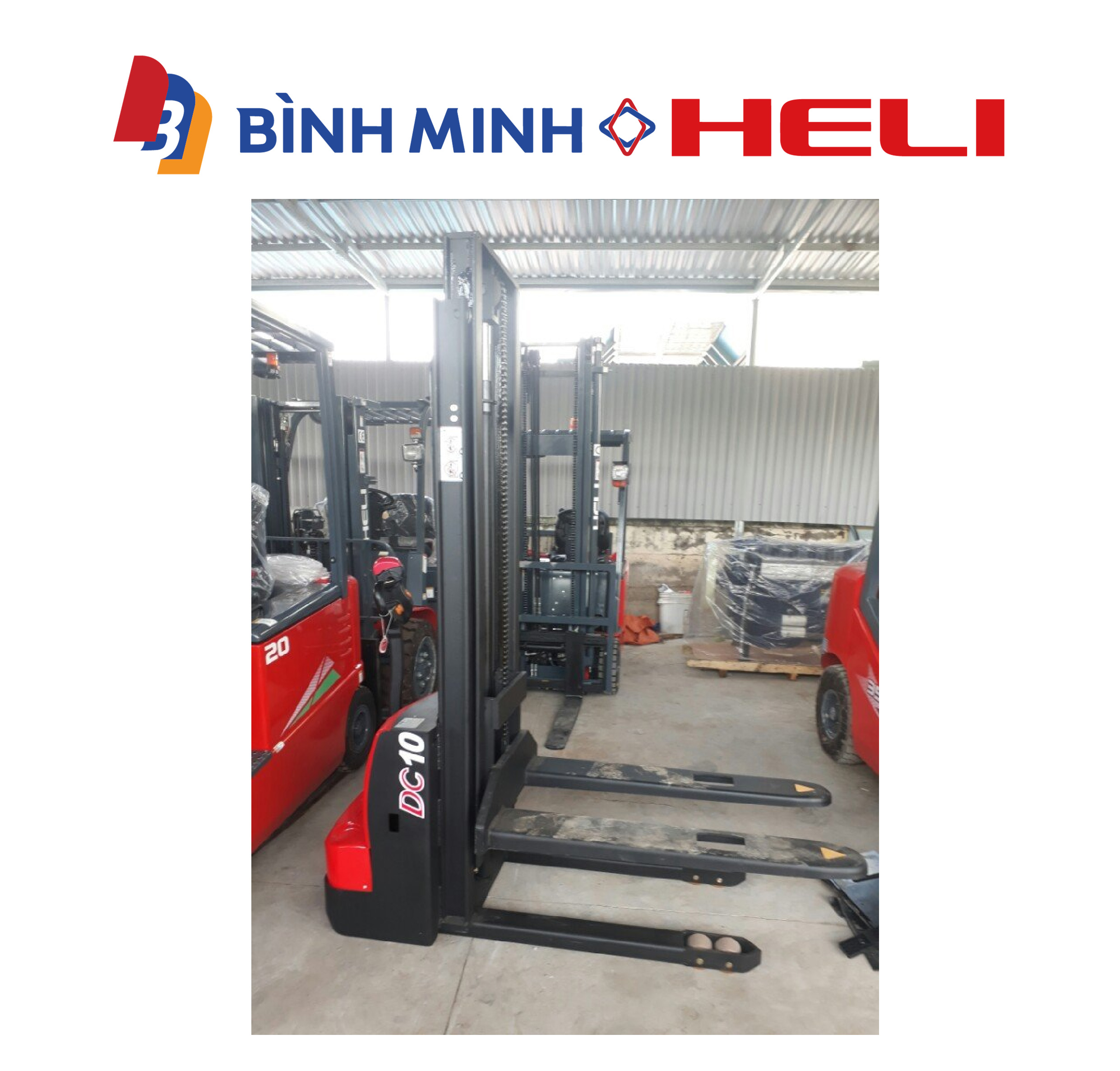 Xe nâng điện đứng lái 1 tấn CDD10-070