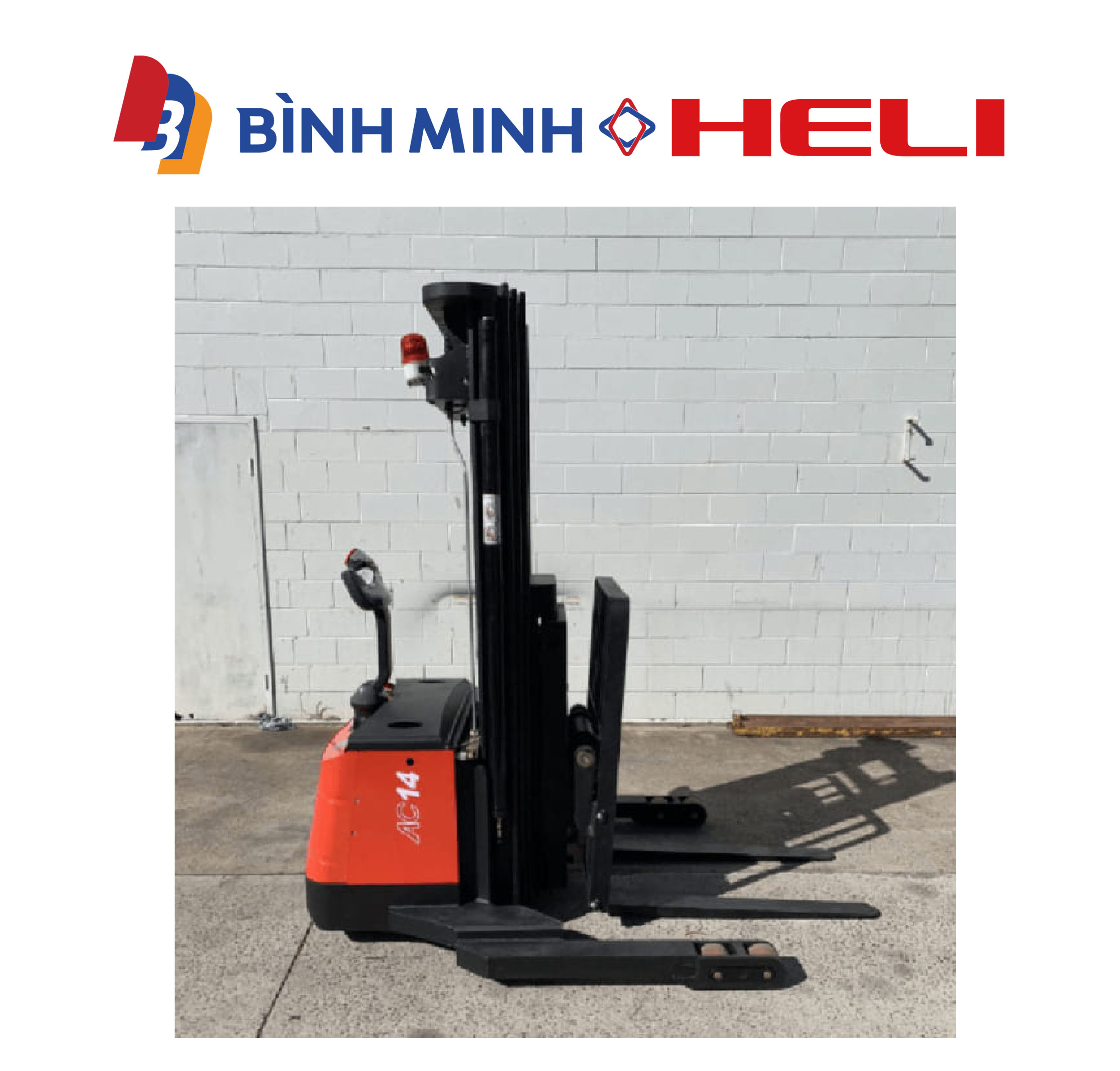 XE NÂNG ĐIỆN ĐỨNG LÁI 1.4 TẤN CQDH14-850