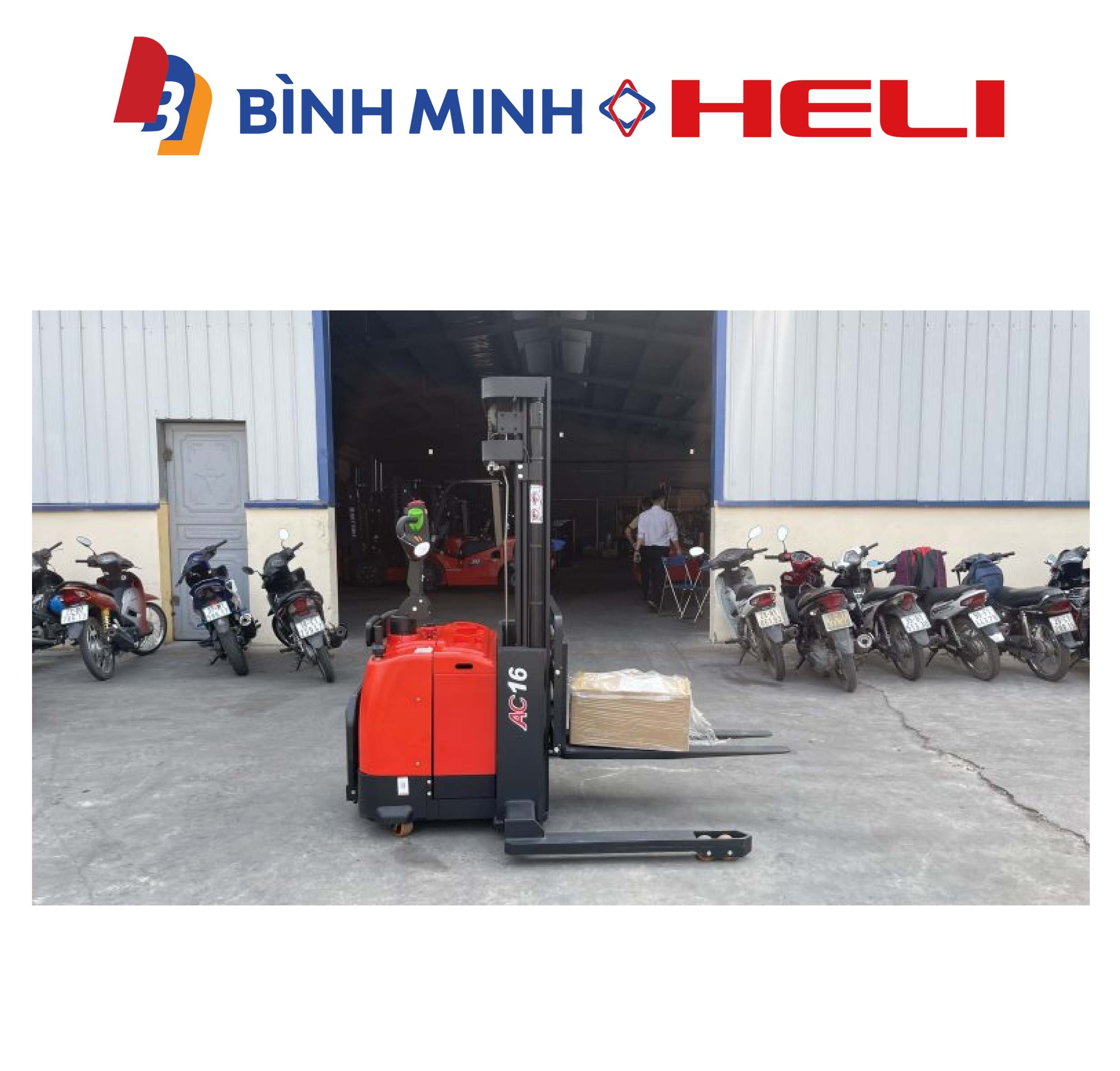 xe nâng điện đứng lái 1.6 tấn ctd16-960
