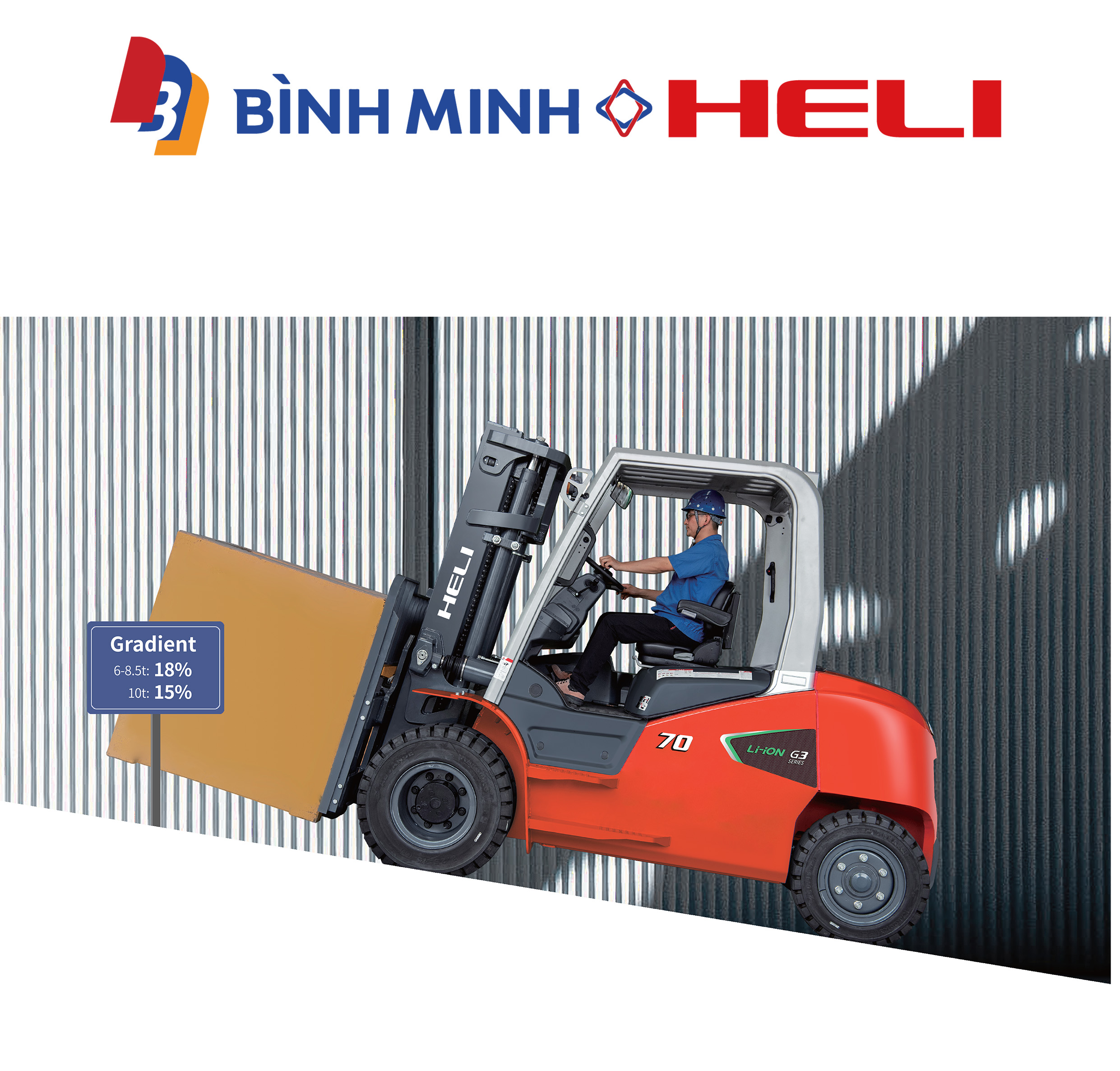 xe nâng điện 7 tấn dòng G3 series