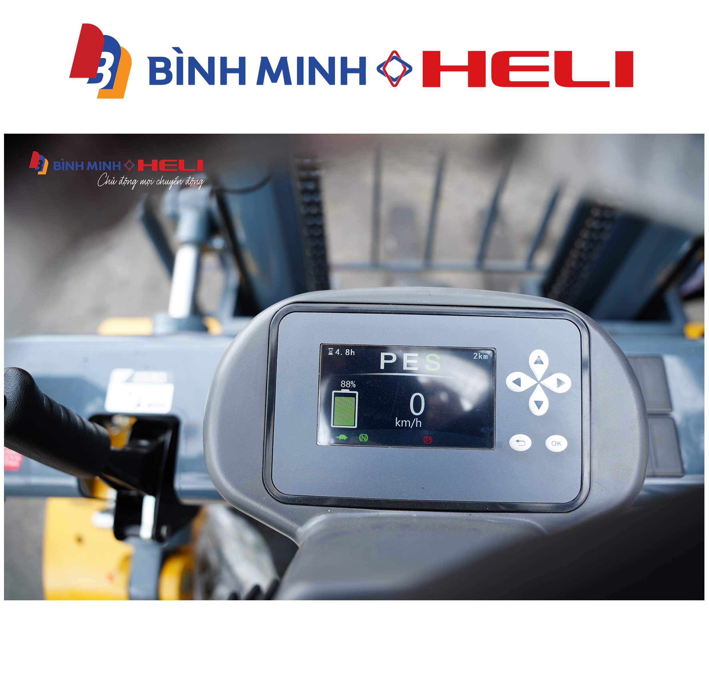 xe nâng điện 5 tấn dòng k2 series