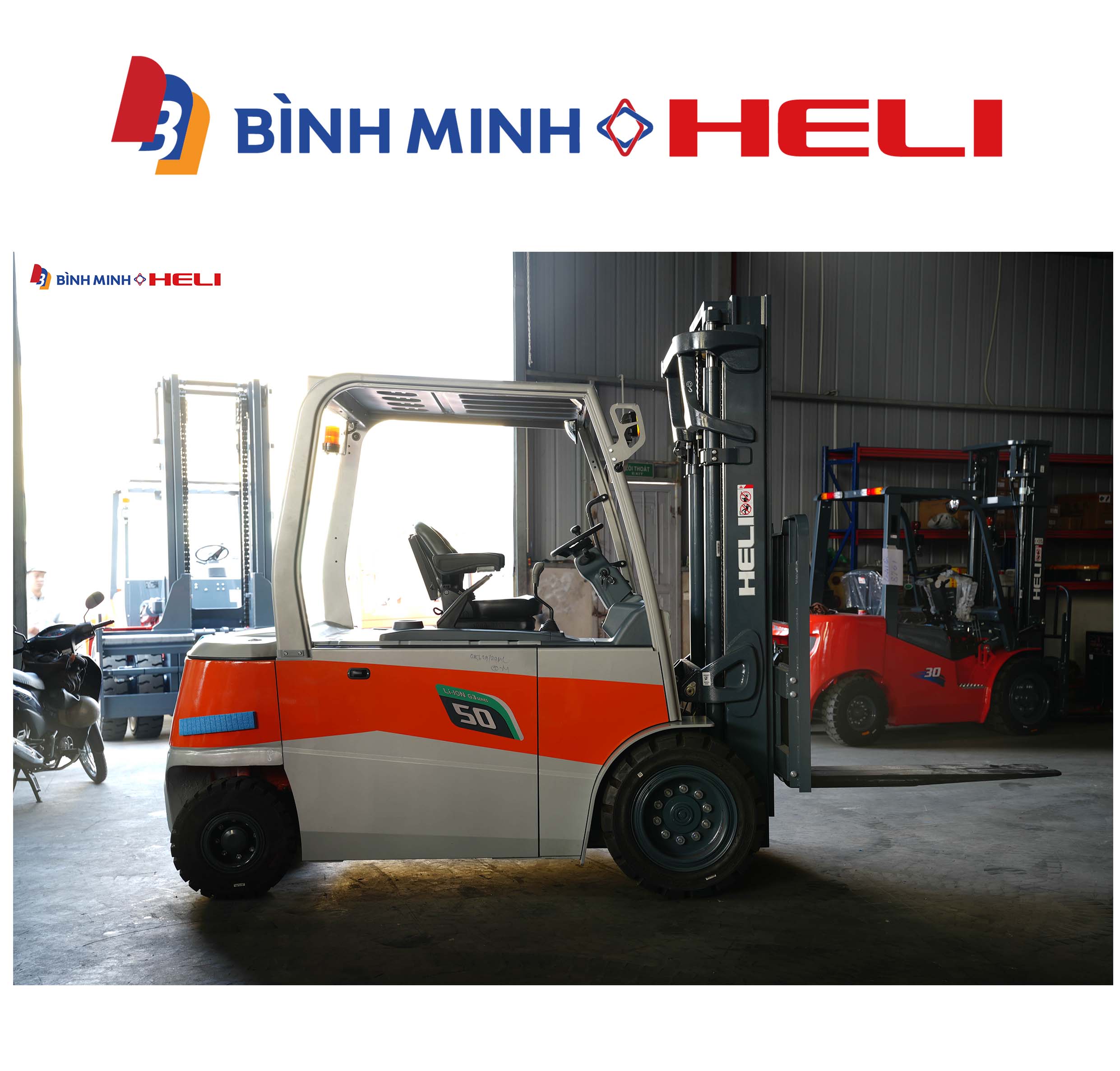 xe nâng điện 5 tấn dòng G3 series