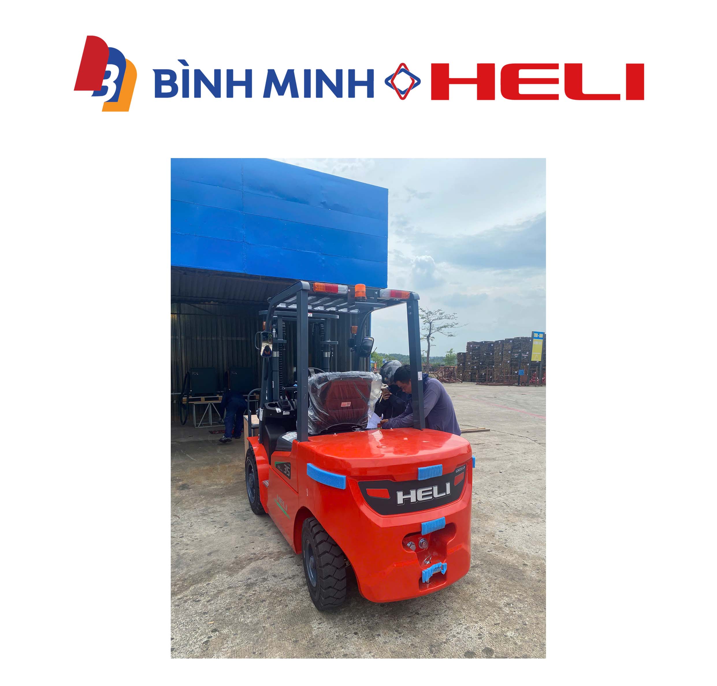 xe nâng điện 3.5 tấn dòng H2 series