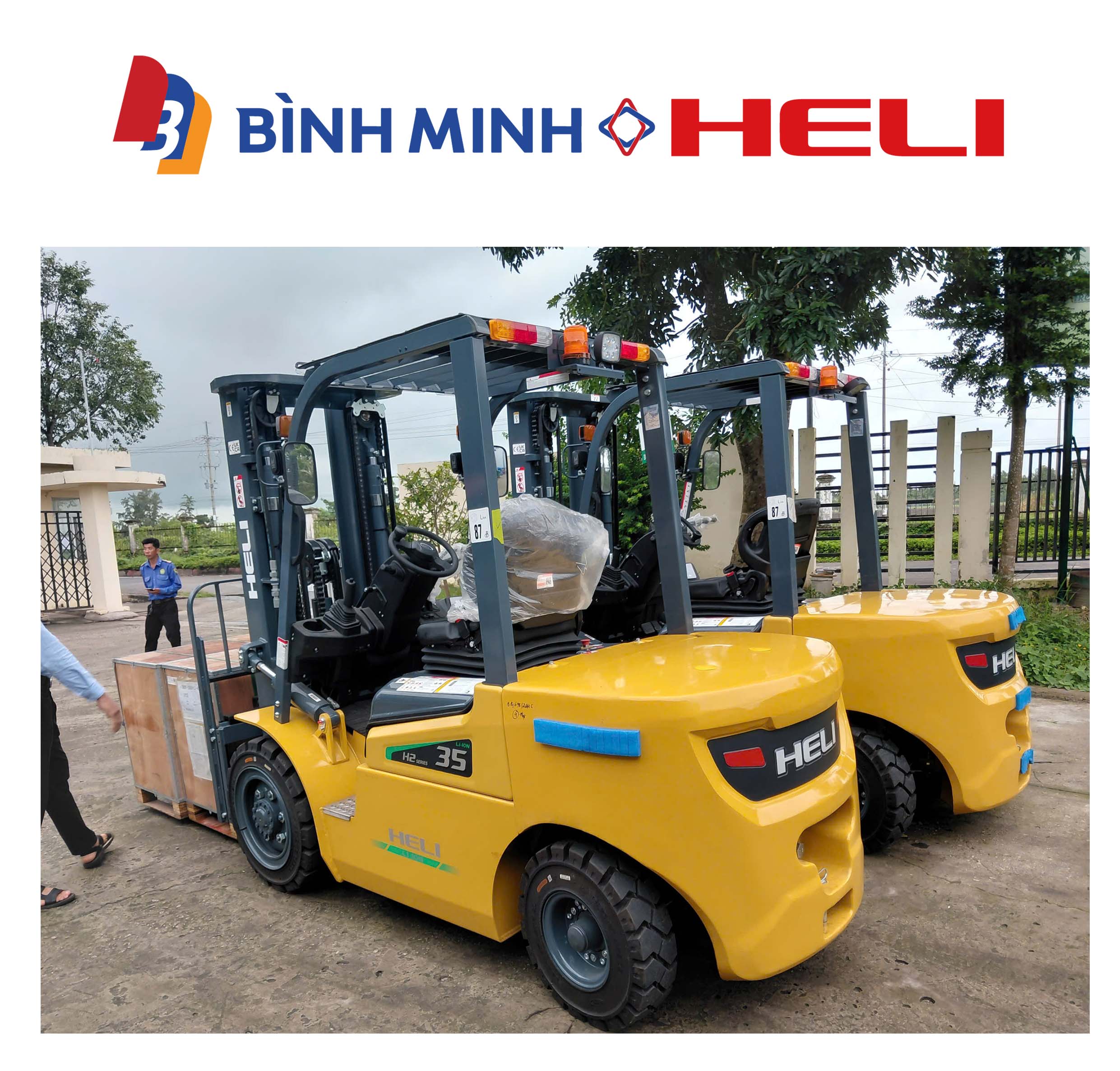xe nâng điện 3.5 tấn dòng H2 series