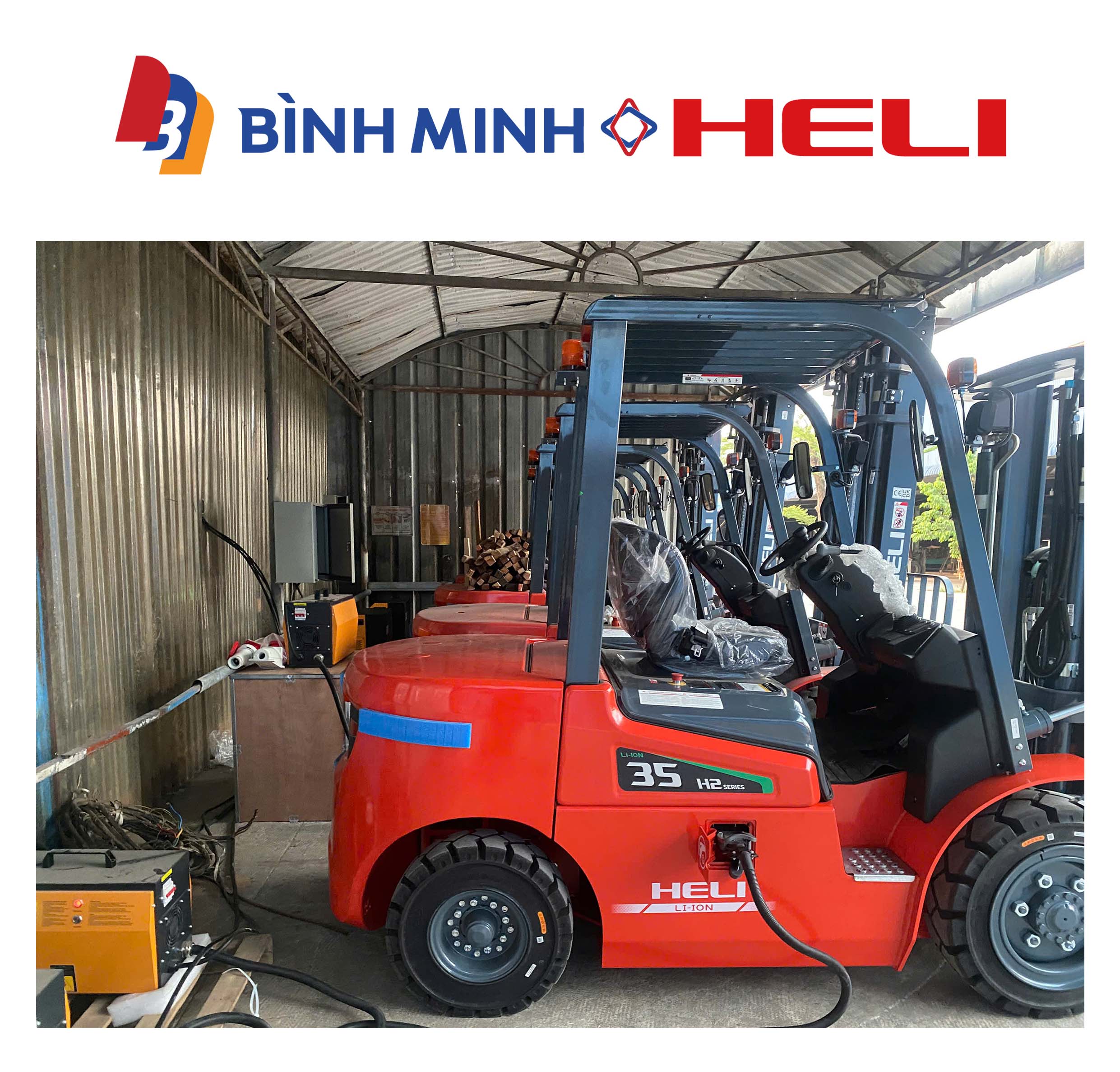 xe nâng điện 3.5 tấn dòng H2 series