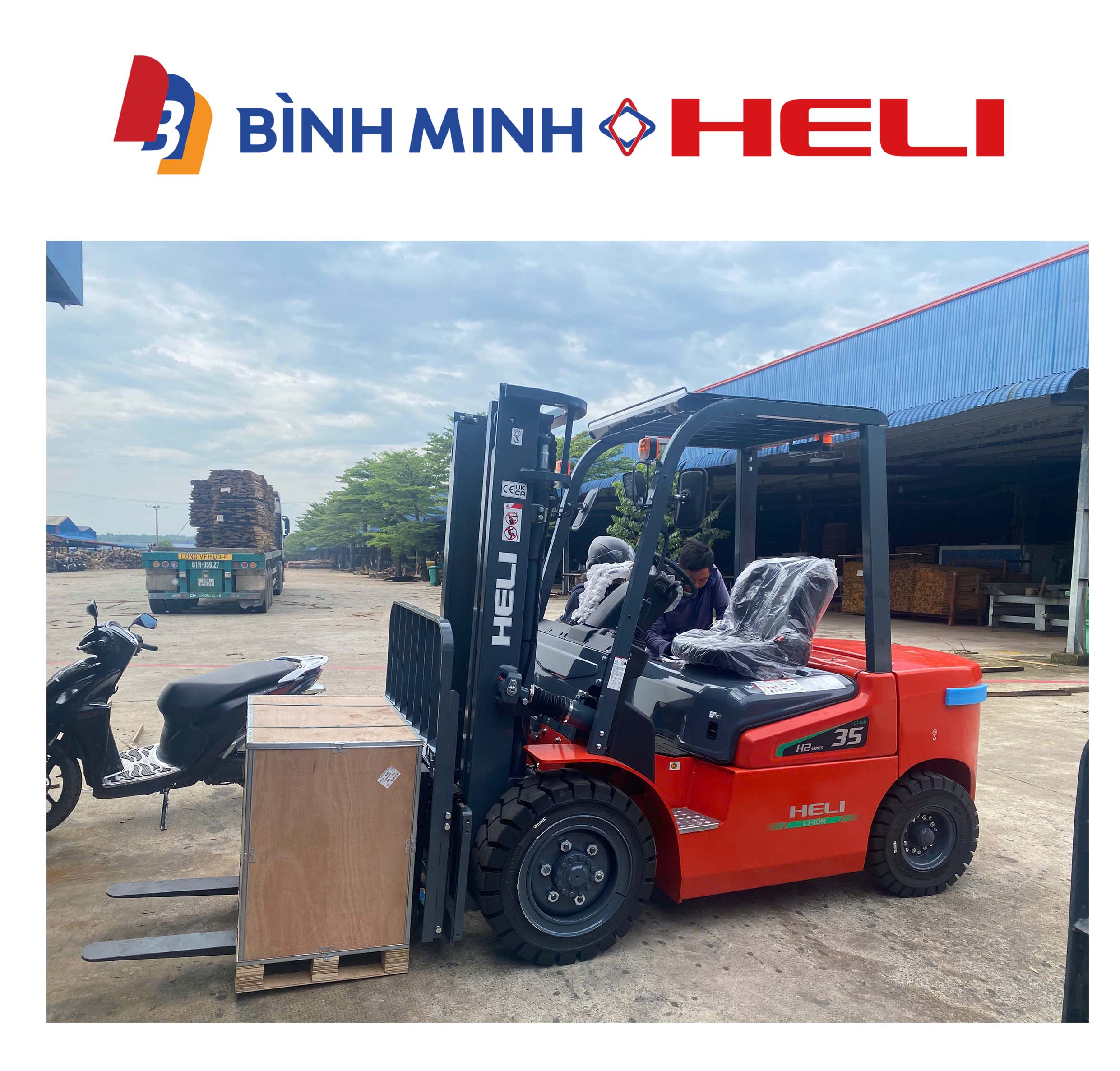xe nâng điện 3.5 tấn dòng H2 series