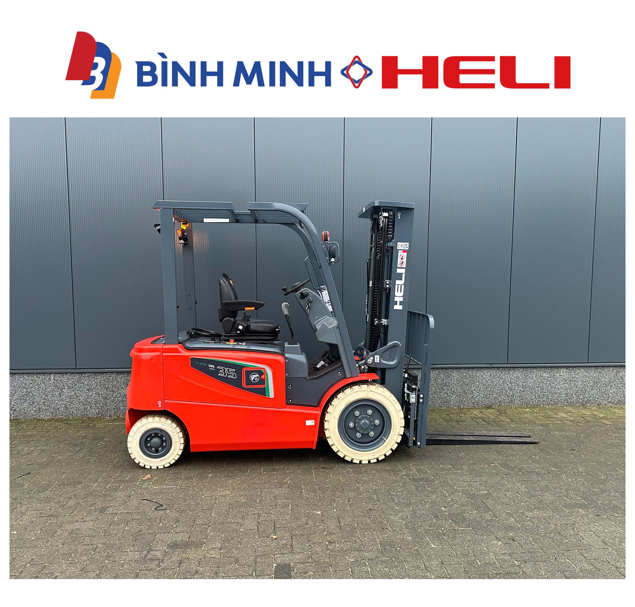 xe nâng điện 3.5 tấn dòng h4 series