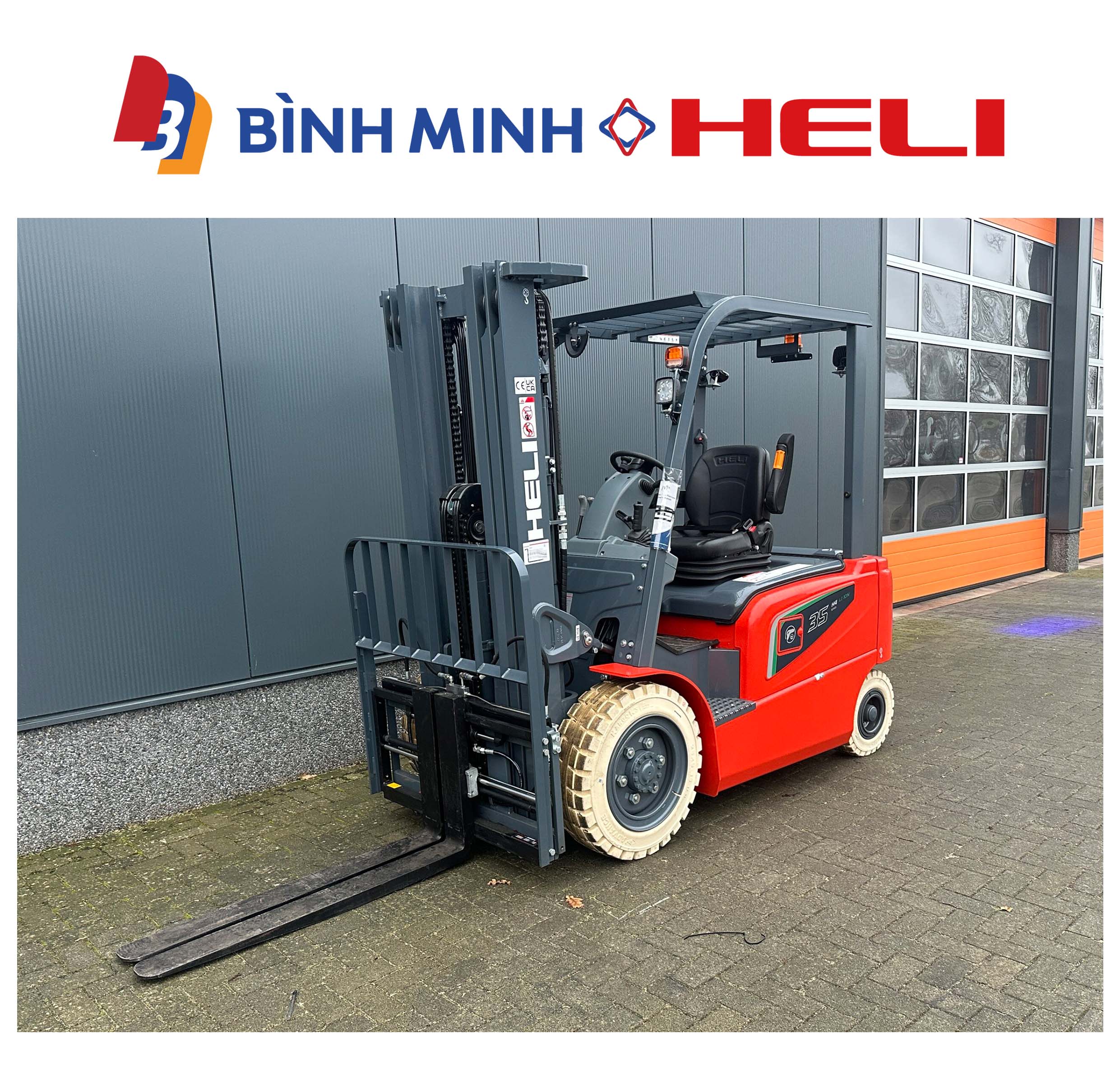 xe nâng điện 3.5 tấn dòng h4 series