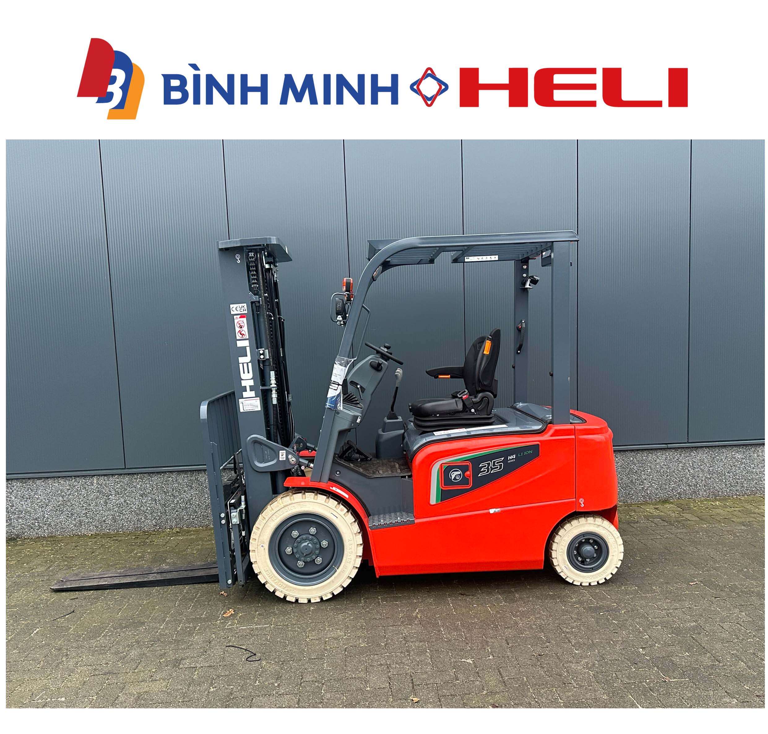 xe nâng điện 3.5 tấn dòng h4 series