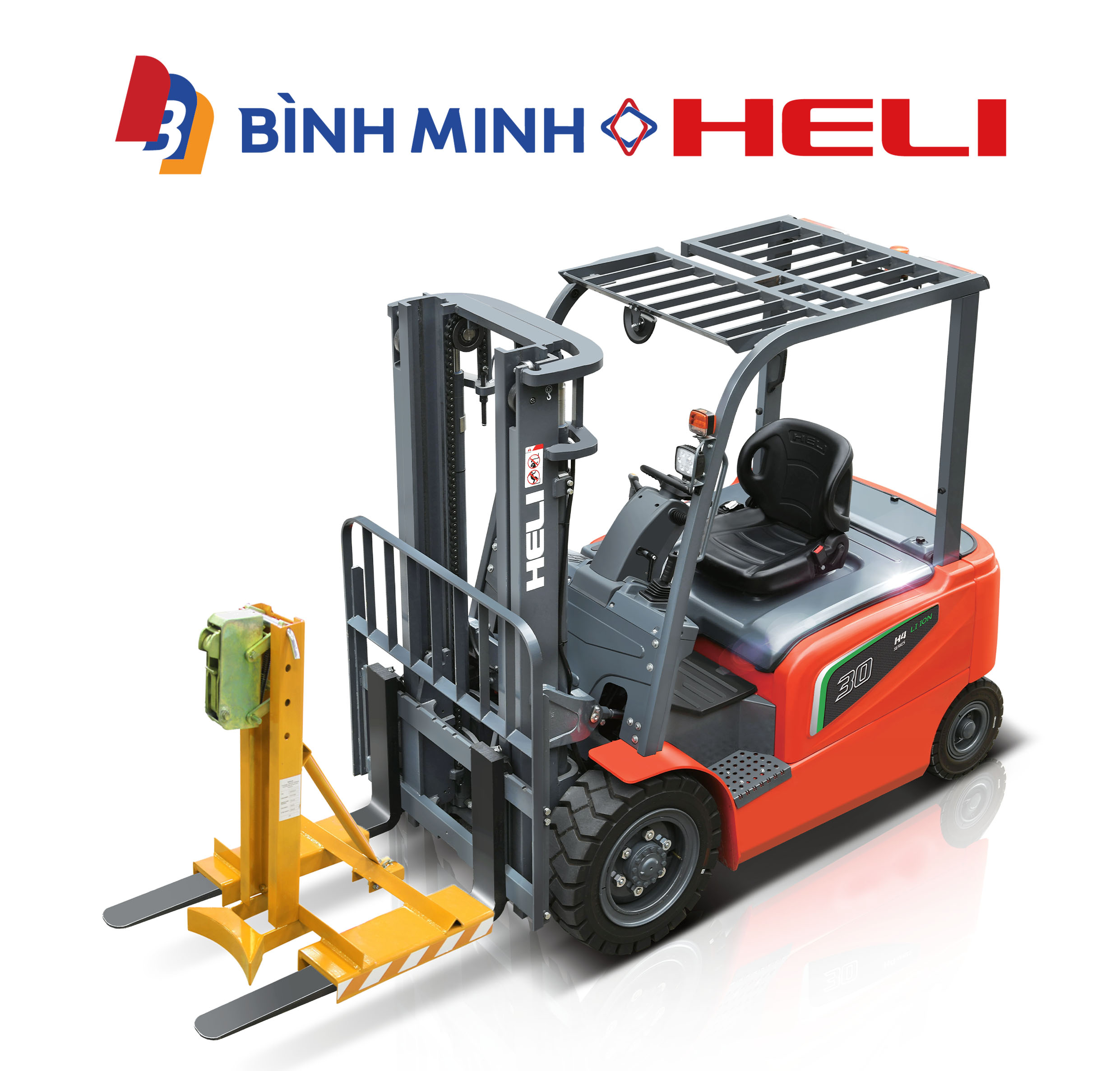 xe nâng điện 3 tấn dòng h4 series