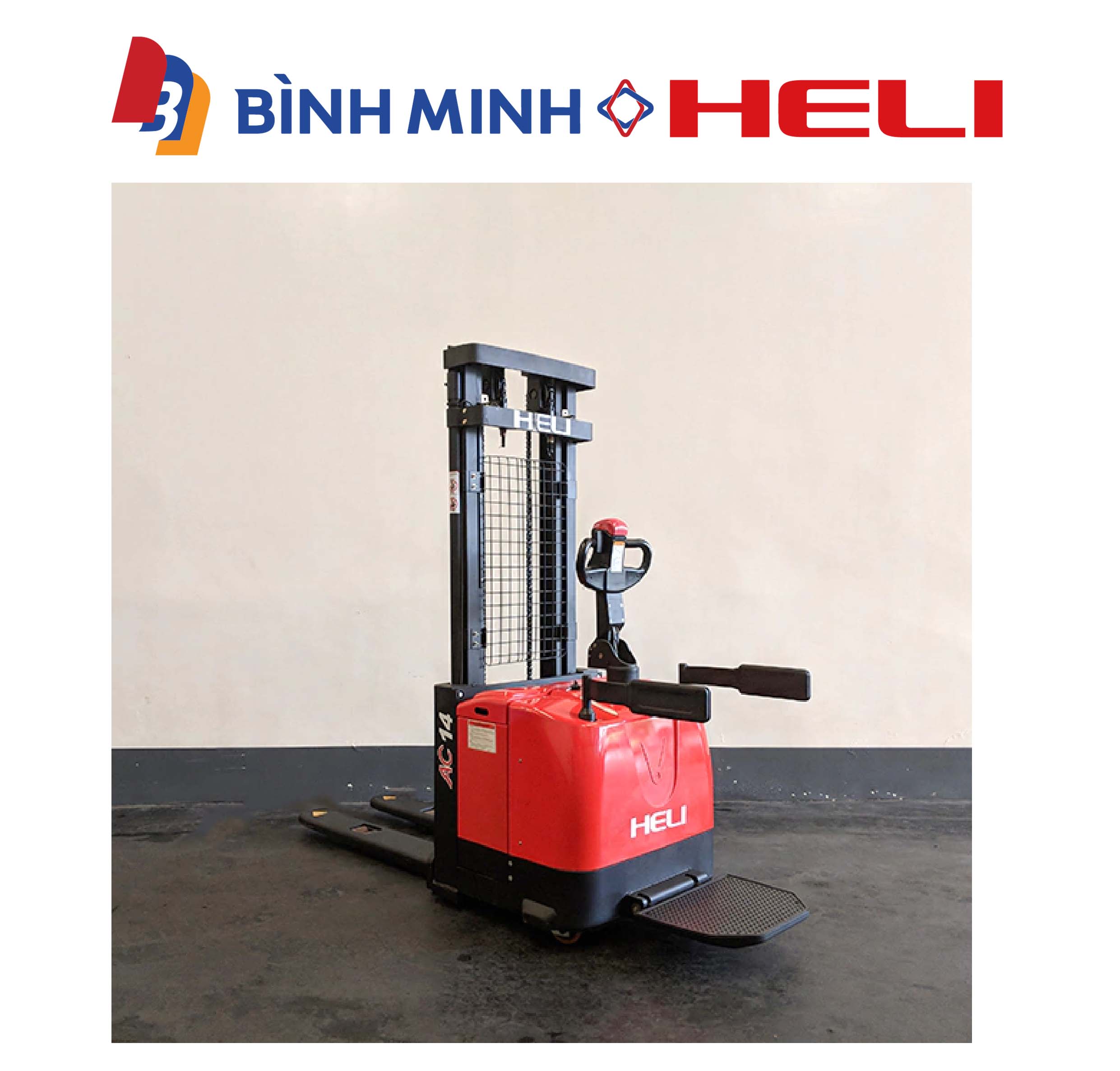 xe nâng điện tay cao 1.4 tấn CDD14-980