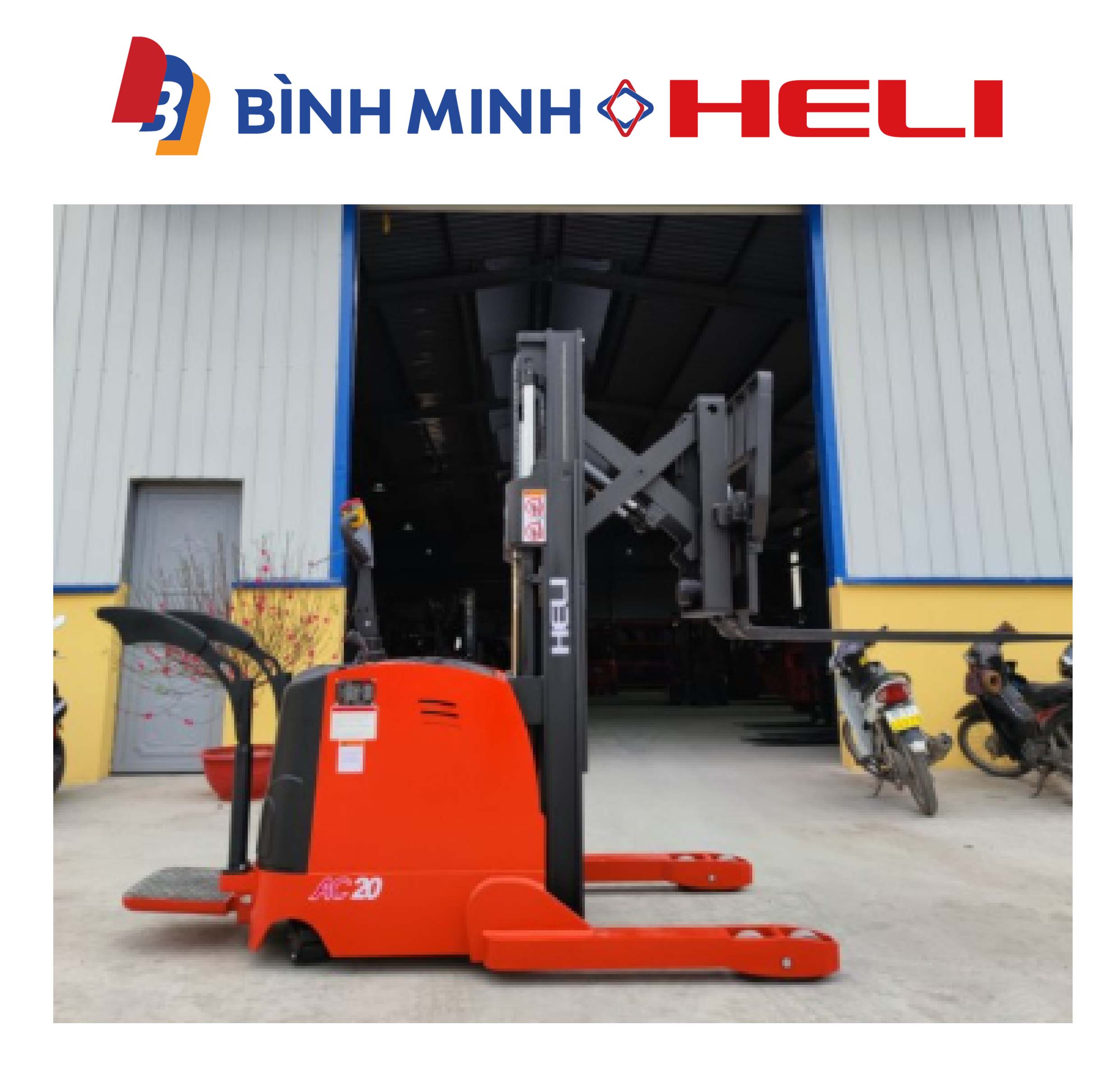 xe nâng điện đứng lái 2 tấn CQDH20R