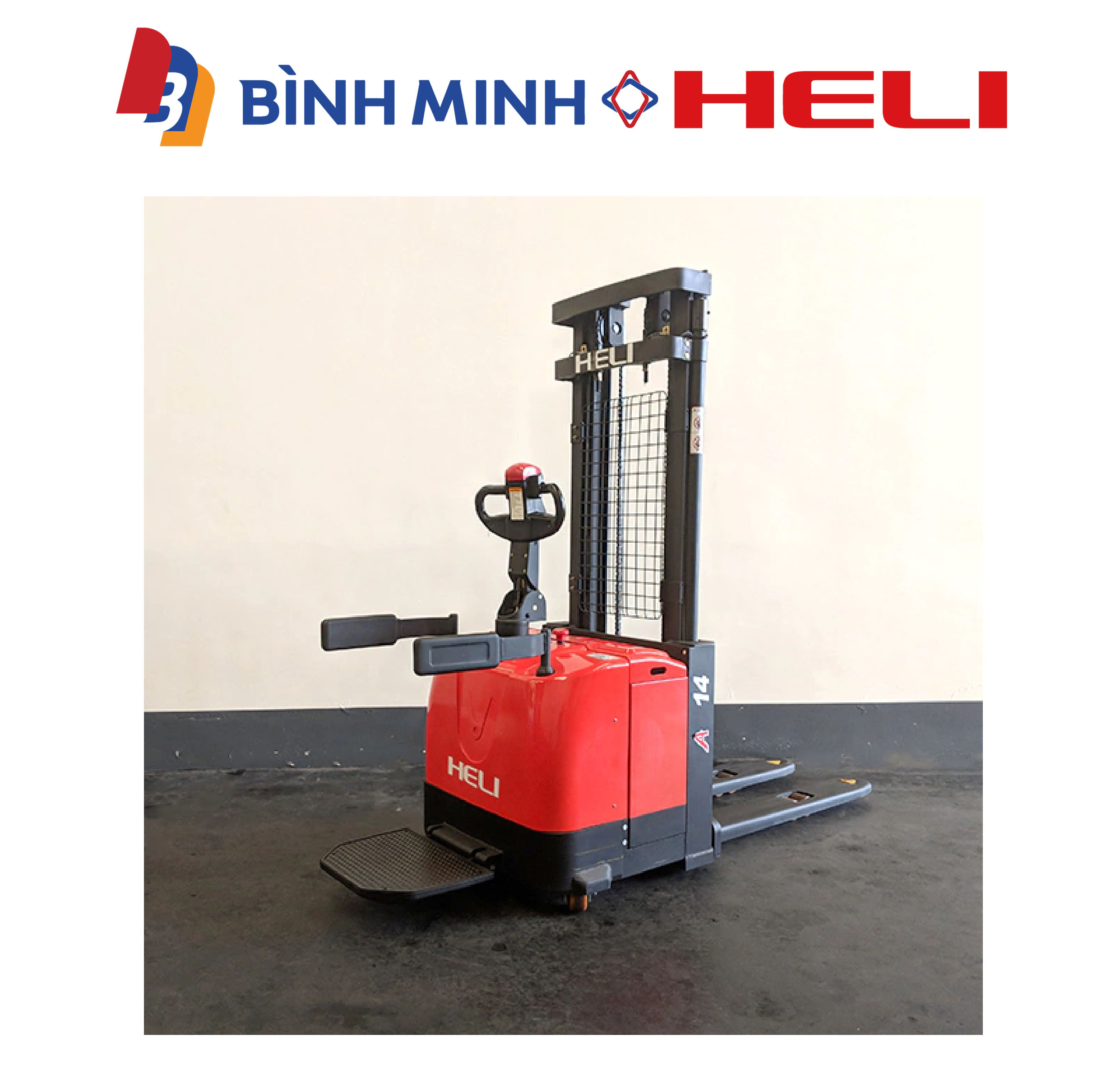 xe nâng điện tay cao 1.4 tấn CDD14-980