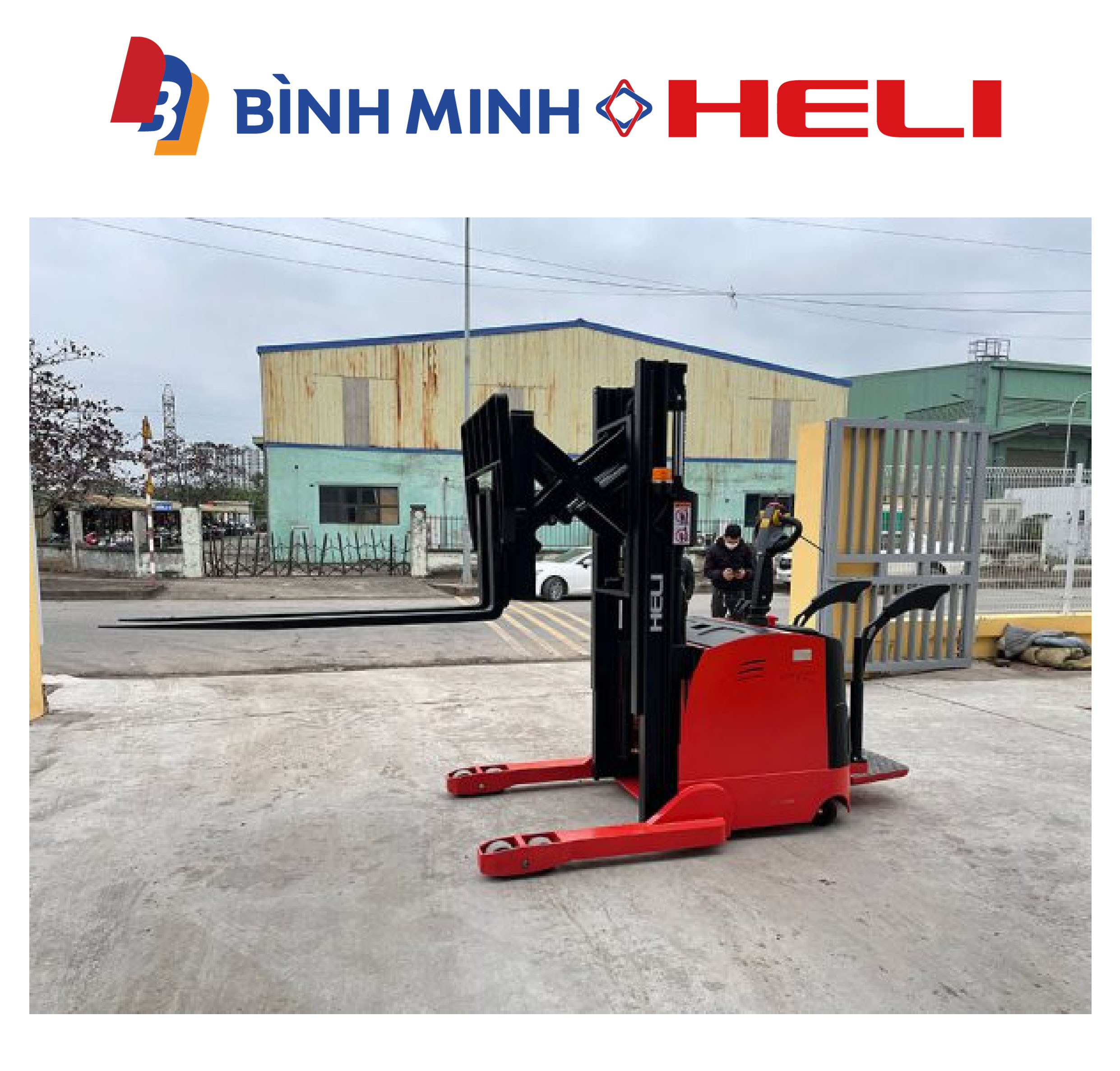 xe nâng điện đứng lái 2 tấn CQDH20R