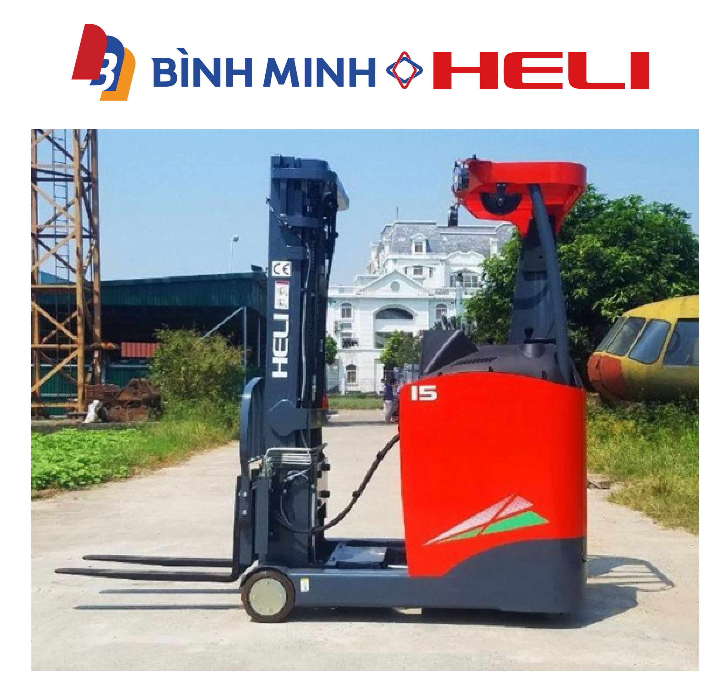 xe nâng reach truck 1.5 tấn CQD15