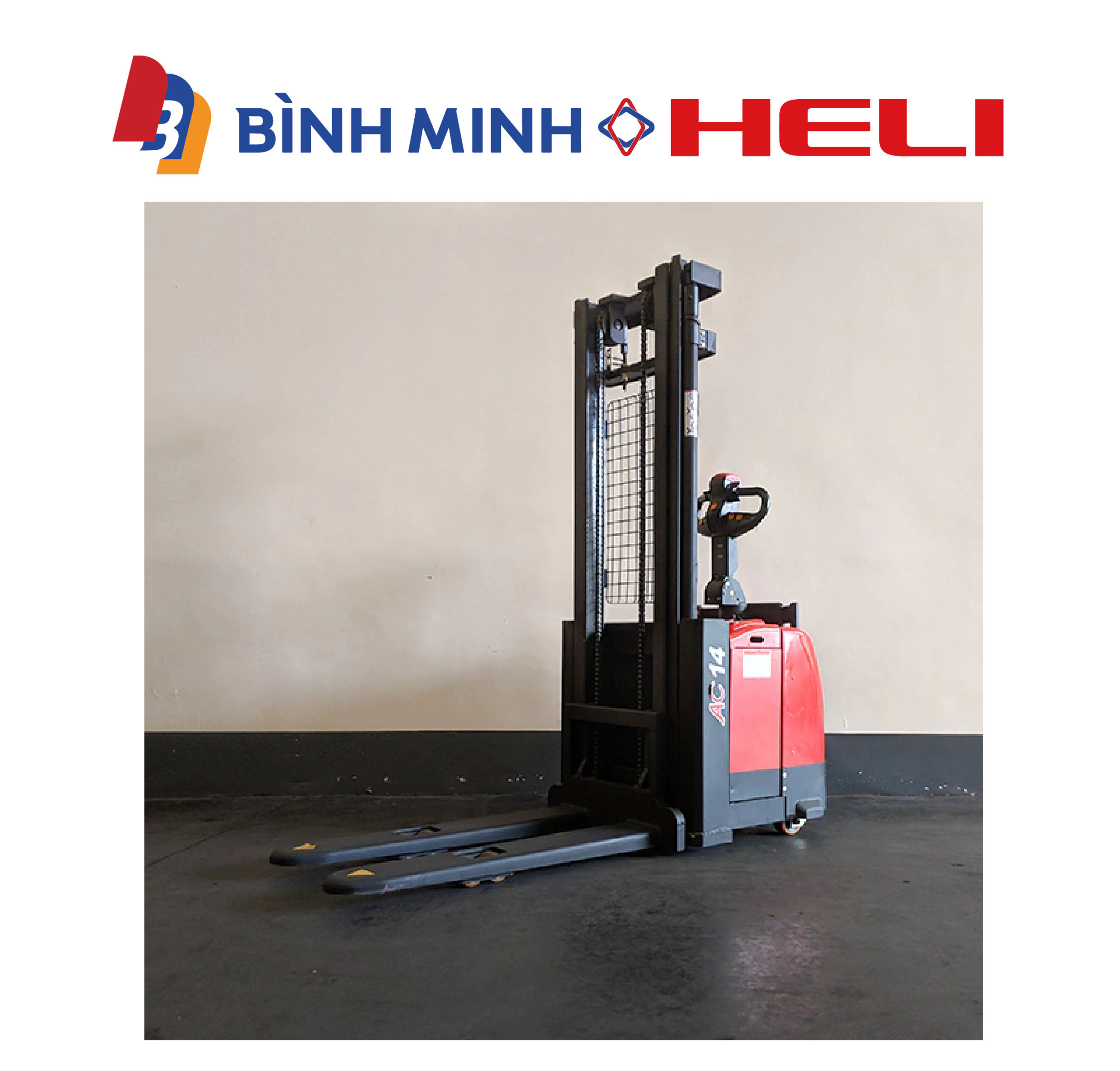 xe nâng điện tay cao 1.4 tấn CDD14-980