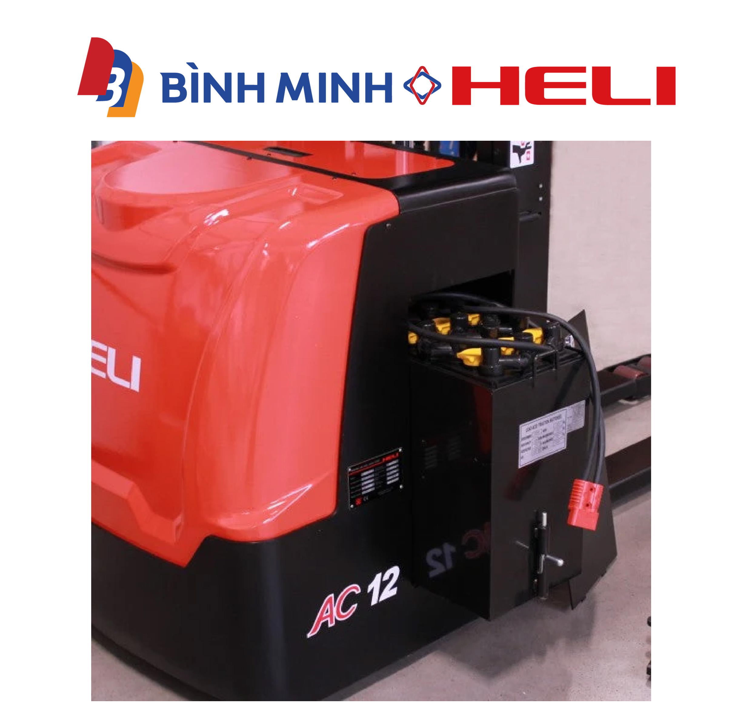 xe nâng điện đứng lái order picker OPL12