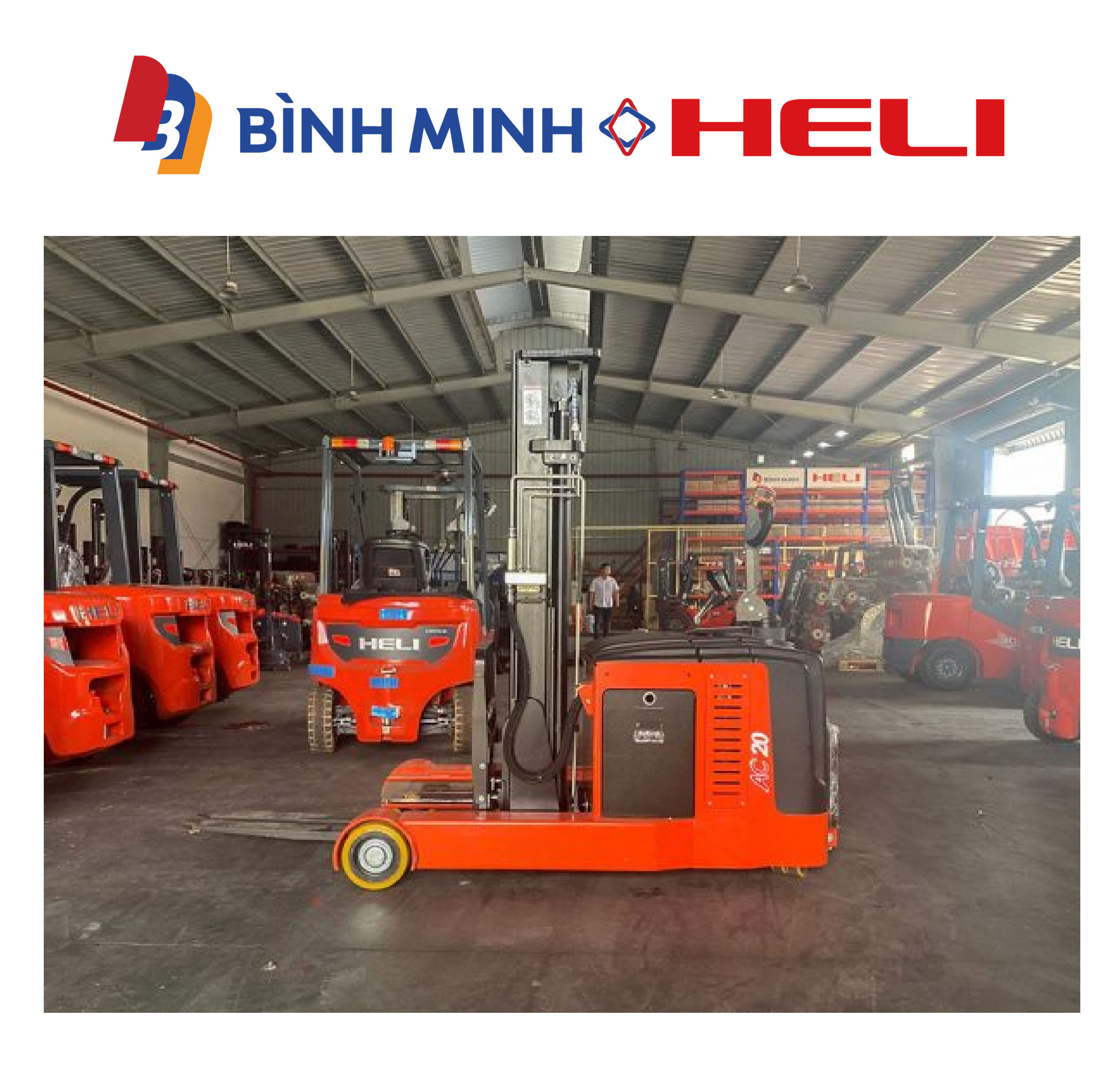 xe nâng reach truck 2 tấn CQDM20J