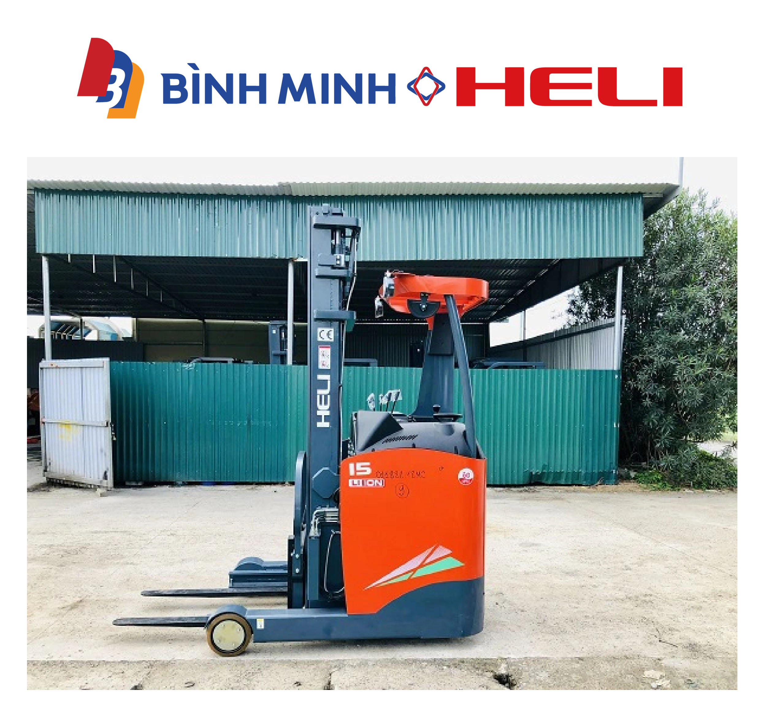 xe nâng reach truck 1.5 tấn CQD15