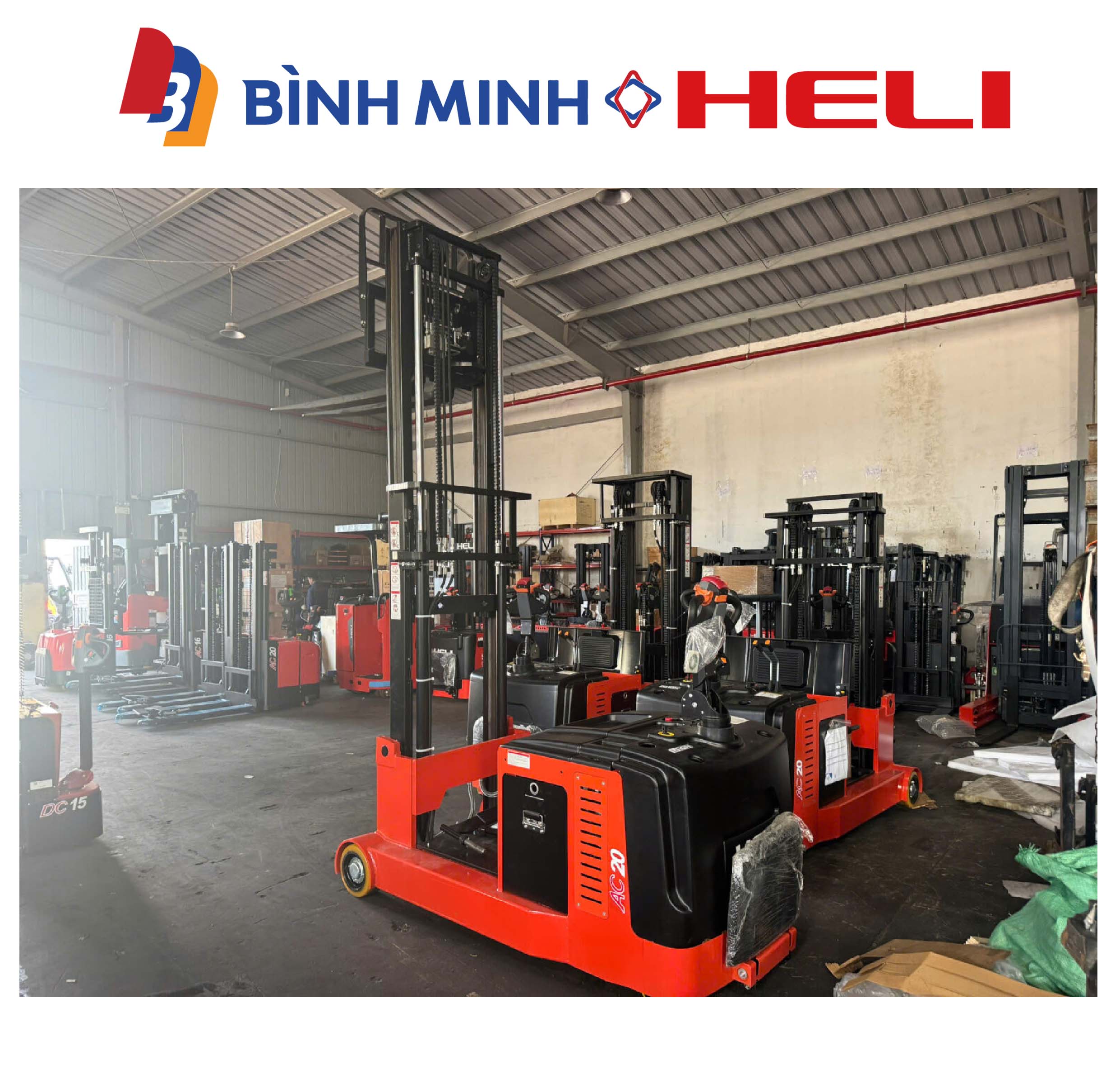 xe nâng reach truck 2 tấn CQDM20J
