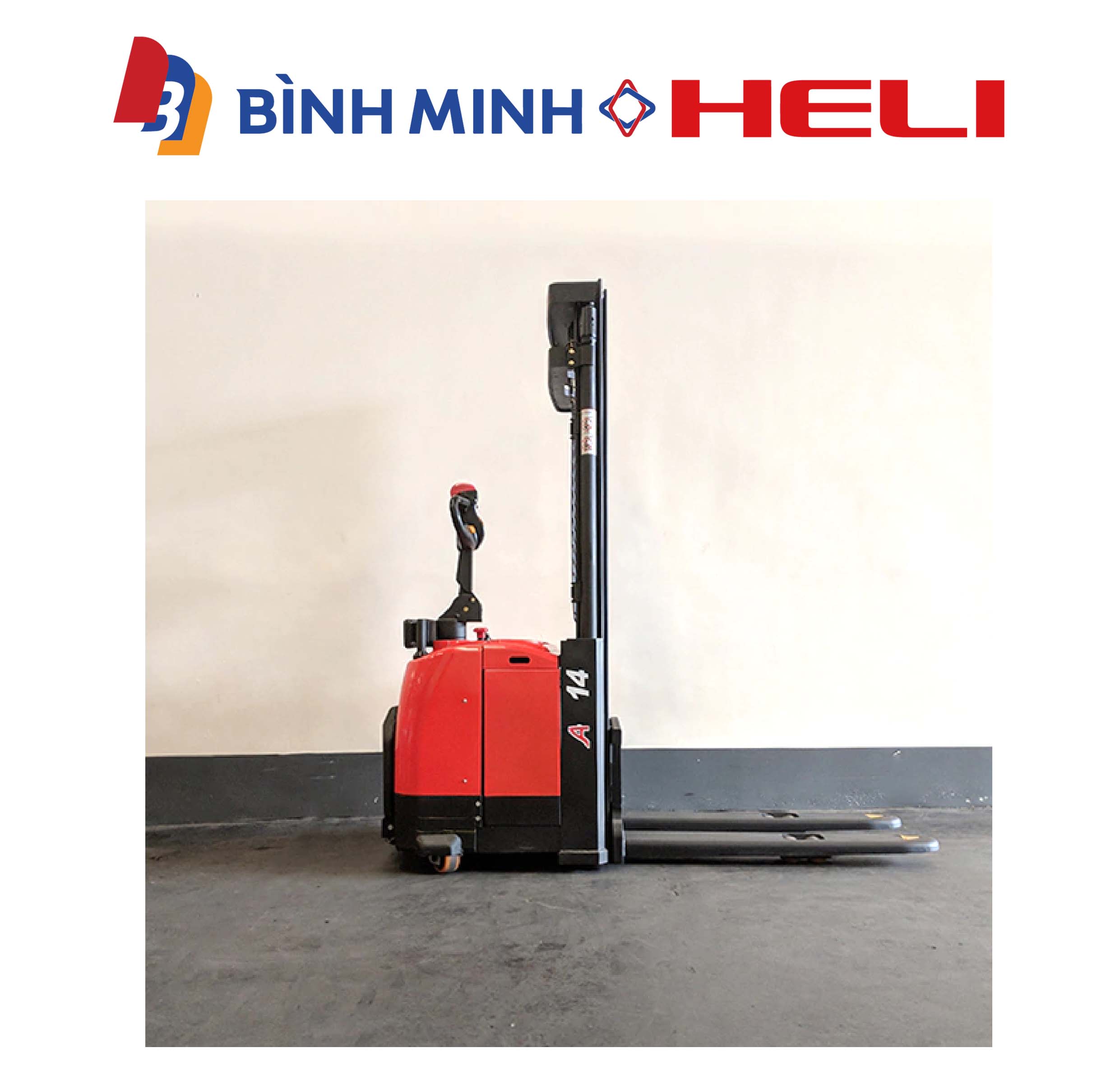 xe nâng điện tay cao 1.4 tấn CDD14-980