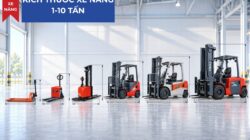 Kích thước xe nâng 1 – 10 tấn: Các thông số chi tiết