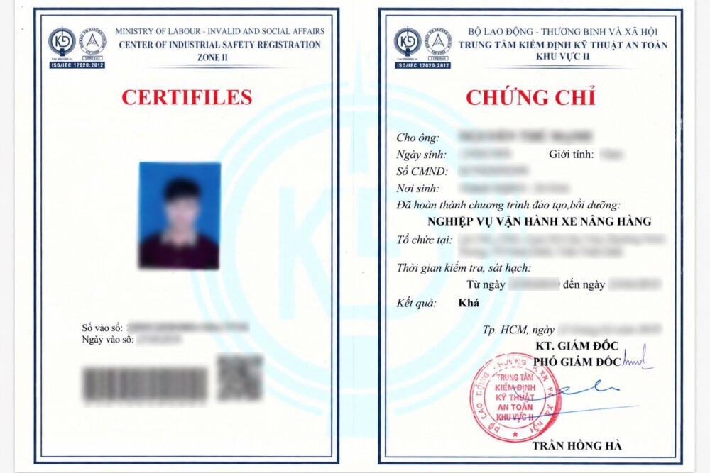 Mỗi đơn vị có thể có biểu mẫu chứng chỉ khác nhau (Nguồn: Internet)