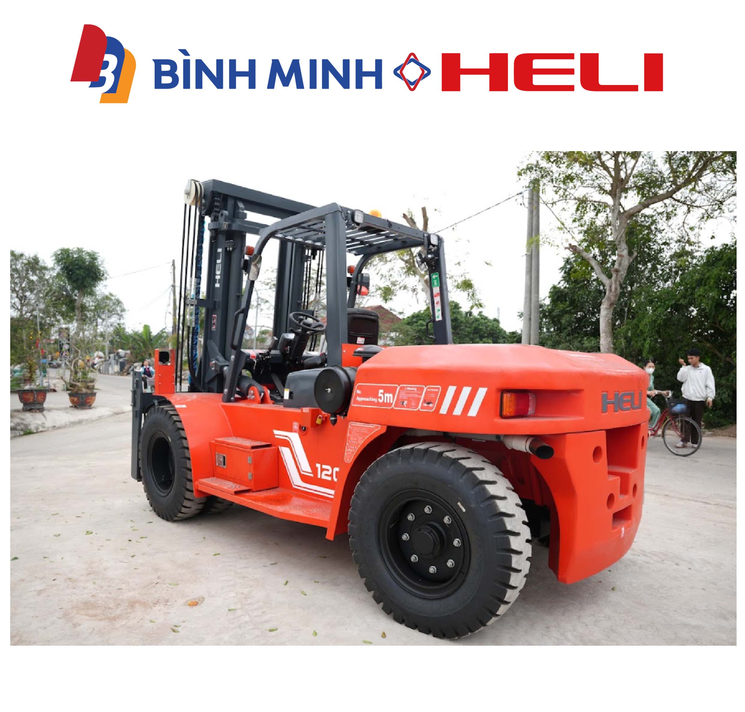 xe nâng dầu h series 12 tấn