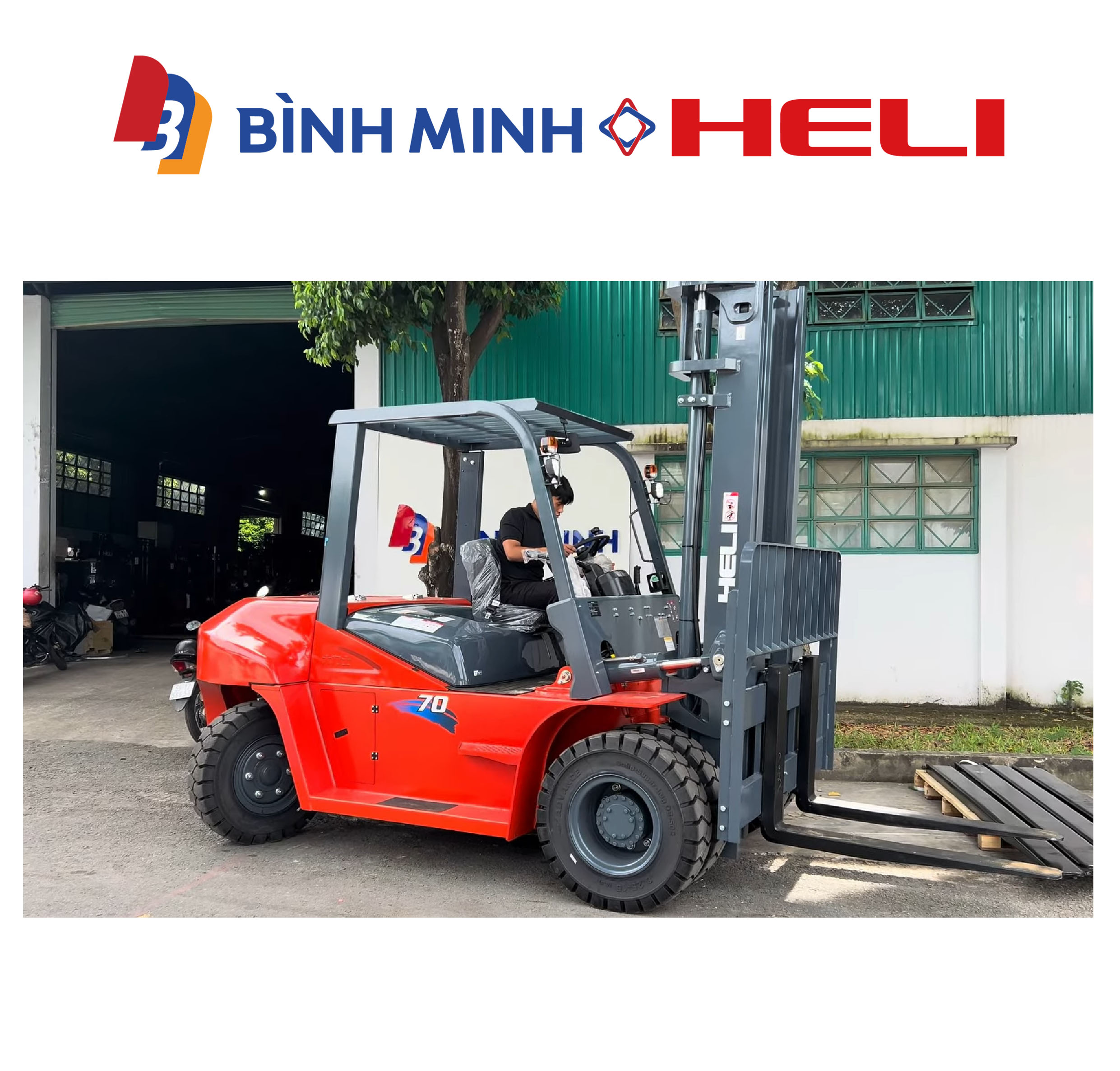 xe nâng dầu K2 series 7 tấn