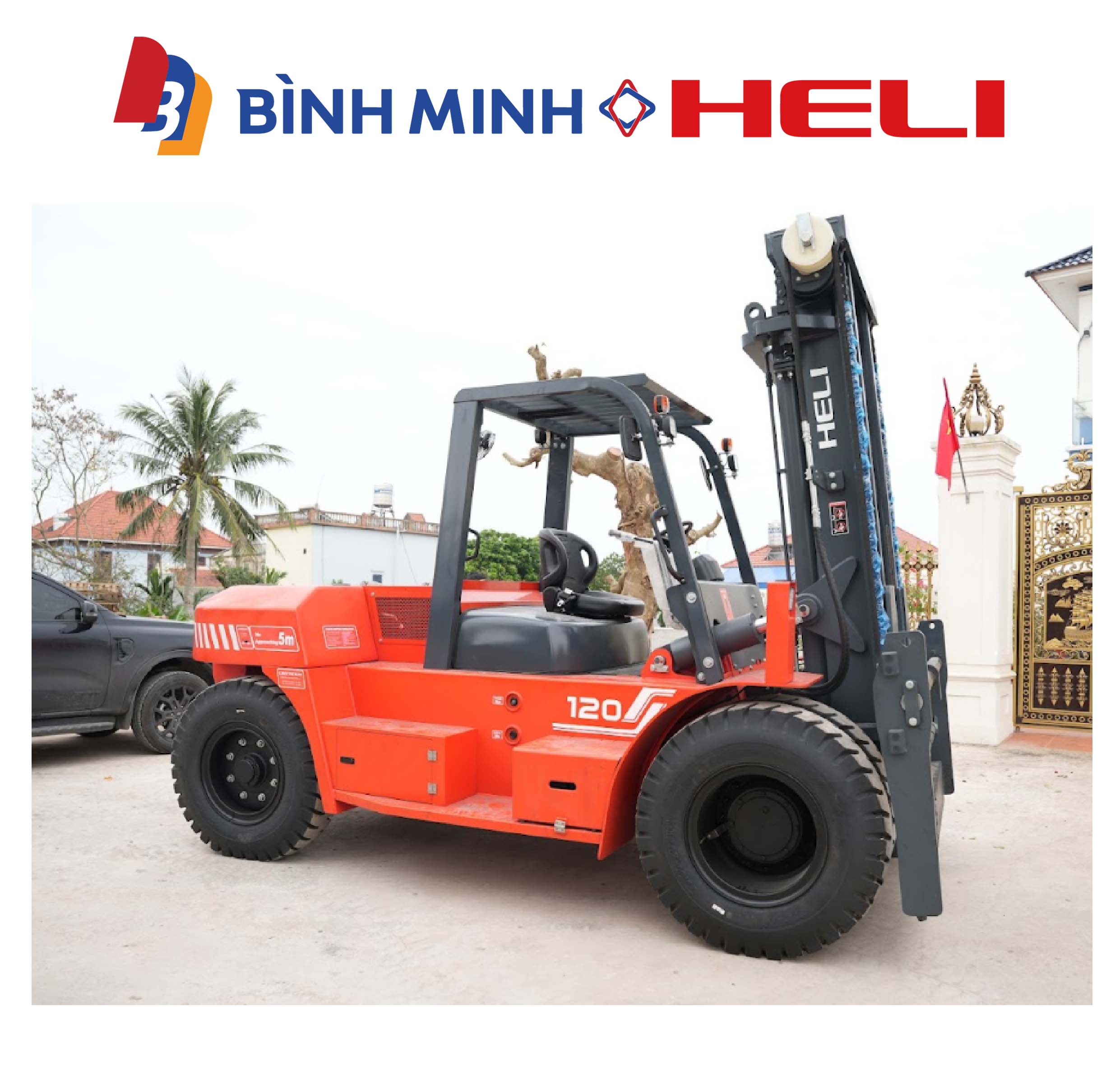 xe nâng dầu h series 12 tấn