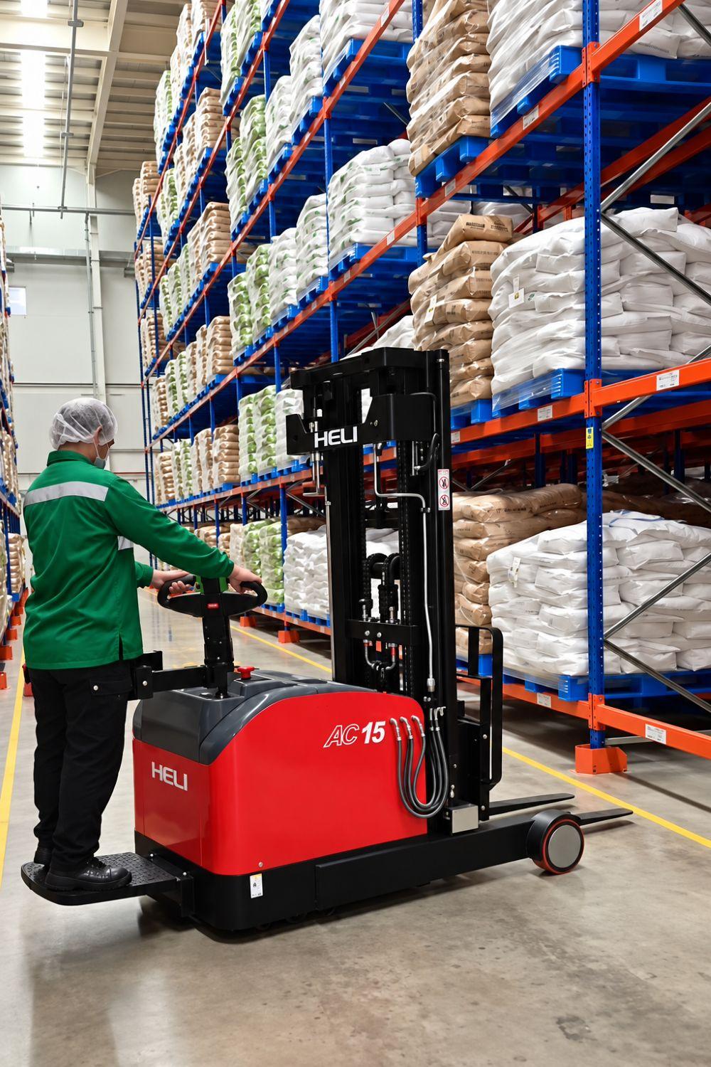 CQDM15-810 phù hợp với các kho hàng có hệ thống kệ lưu trữ cao tầng (Nguồn: Internet)
