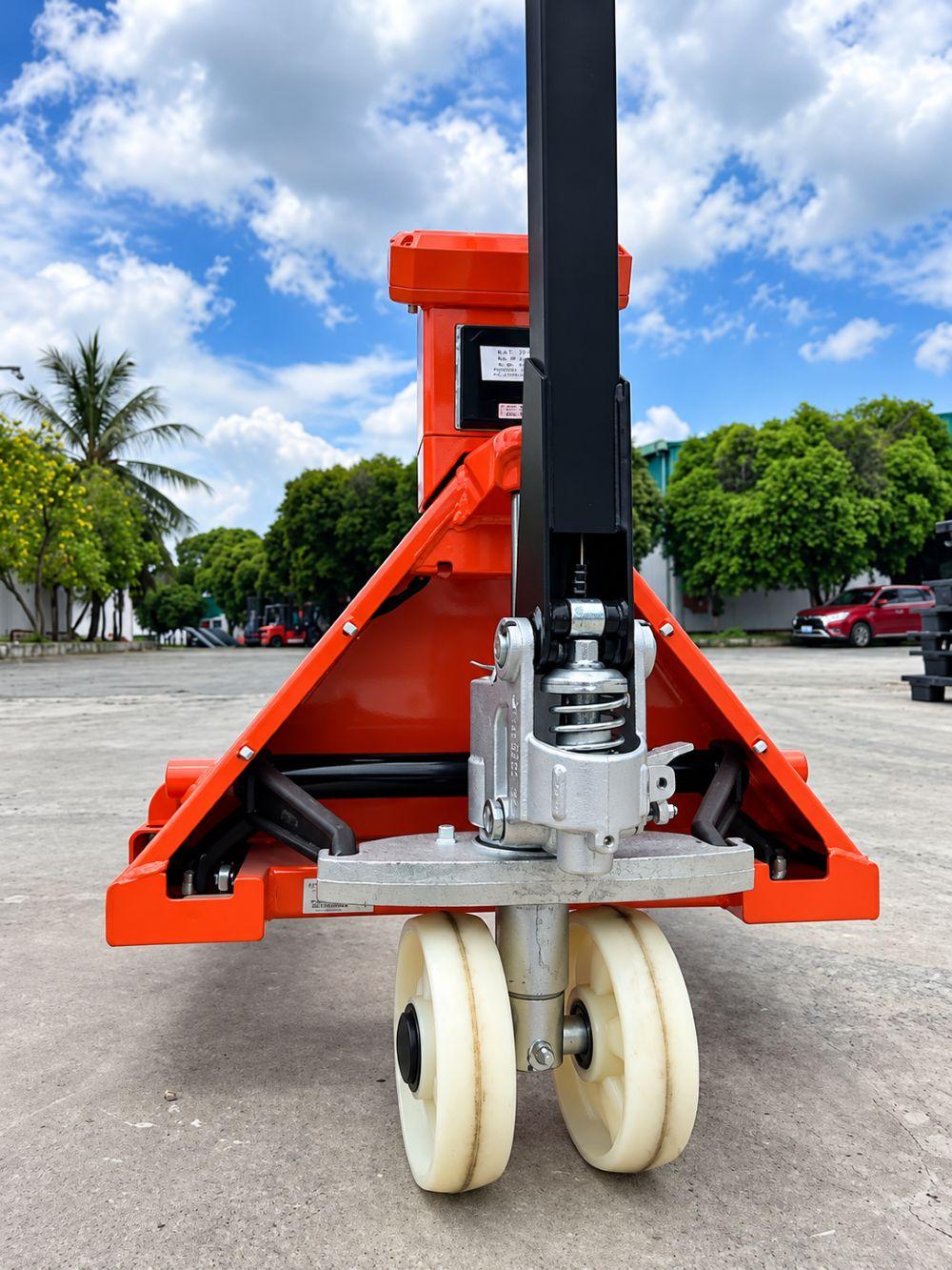 Hệ thống thủy lực của xe nâng tay có cân điện tử Heli