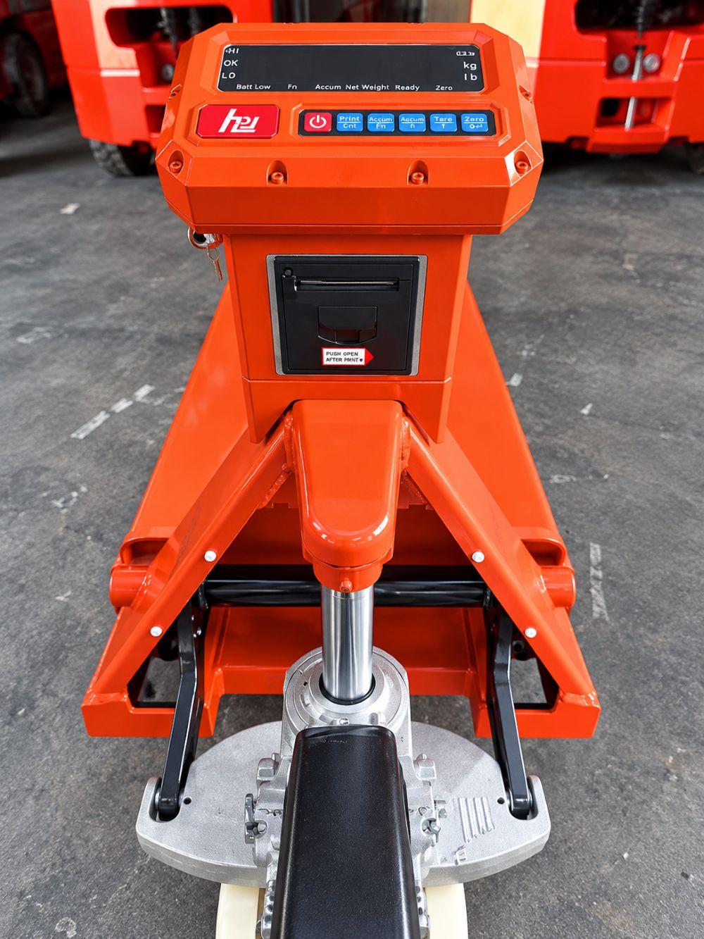 Thiết kế đơn giản dễ bảo trì của xe nâng tay gắn cân Heli